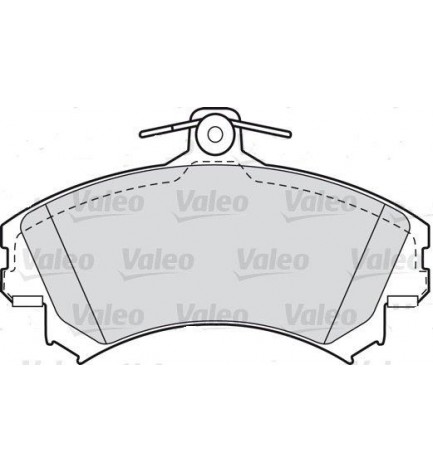 Kit Pastiglie freno anteriori MITSUBISHI CARISMA, COLT - SMART FORFOUR - VOLVO S40, V40