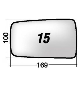 Specchio SX di ricambio retrovisore FIAT Tipo - Tempra